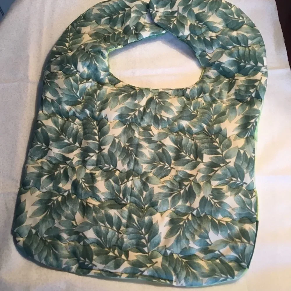 3/$25 or $12 ea. NWT Handmade Reversible Quilted Baby Bib. 3/$25.